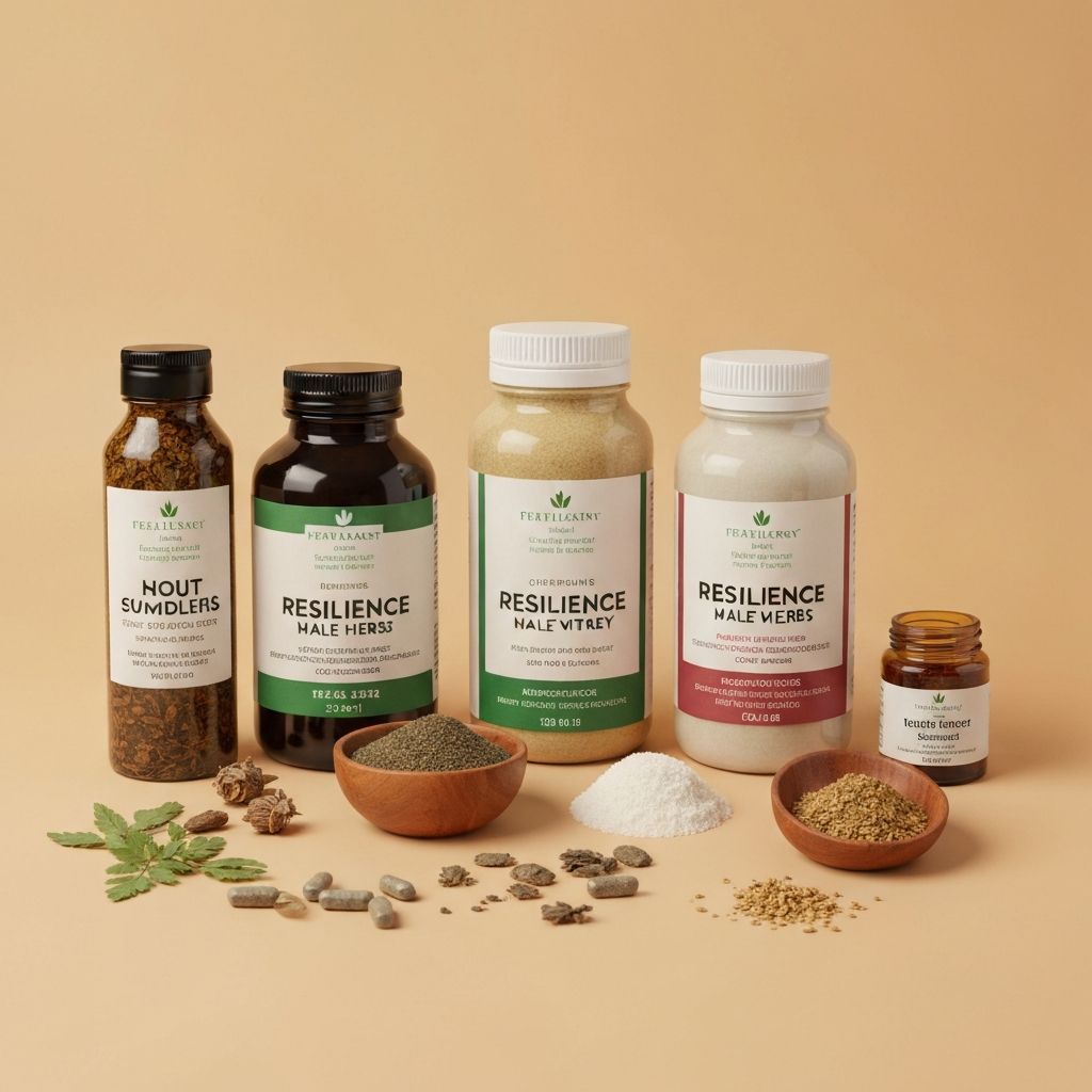 Natural ingredients for men's wellness